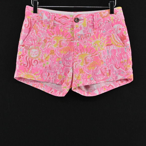 Lilly Pulitzer Pants - Lilly Pulitzer Callahan Shorts Size 2 Pink More Kinis‎ in the Keys Pink Pout